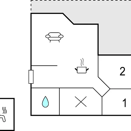 Lovely In With Kitchen * Stege